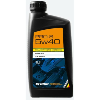 Высокоэффективное синтетическое моторное масло XENUM PRO S 5W40 1792001A
