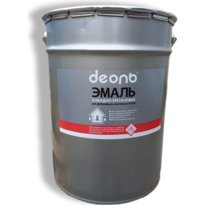 Быстросохнущая эмаль маслобензостойкая для бетонных и деревянных полов Деоль DBDP20