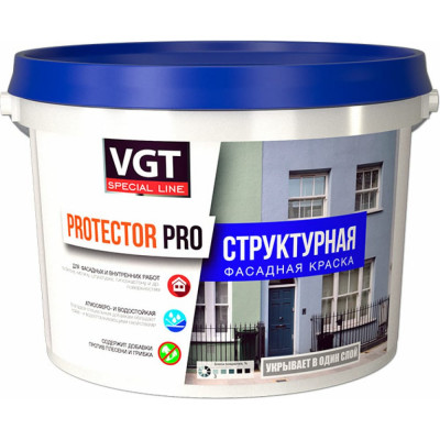 Фасадная структурная краска VGT ProtektorPRO 11607713
