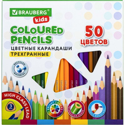 Цветные карандаши BRAUBERG 181946