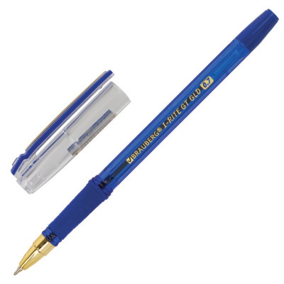 Масляная шариковая ручка BRAUBERG i-Rite GT GLD 143302