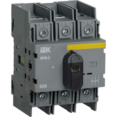 Модульный выключатель-разъединитель IEK ВРМ-2 MVR20-3-080