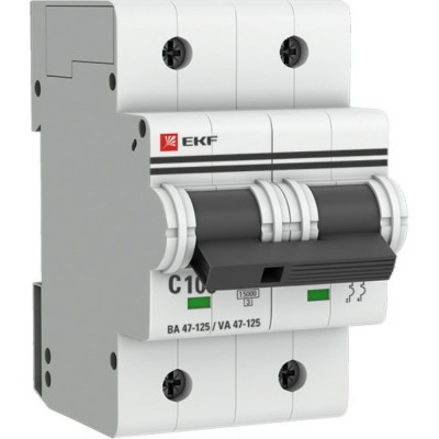 Автоматический выключатель EKF ВА 47-125 PROxima mcb47125-2-100C