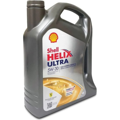 Синтетическое моторное масло SHELL Helix Ultra 5W-30 CF/SL A3/B3/A3/B4 550046268