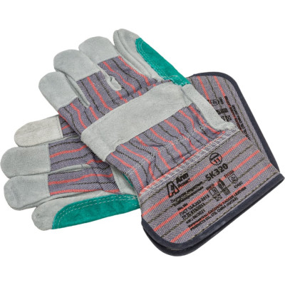 Спилковые комбинированные перчатки Armprotect SK320 докер 4631161814371