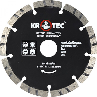 Сегментный диск алмазный KROTEC турбо 5606012