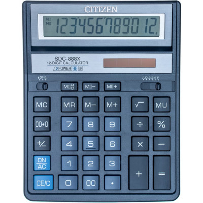 Настольный калькулятор Citizen SDC-888XBL