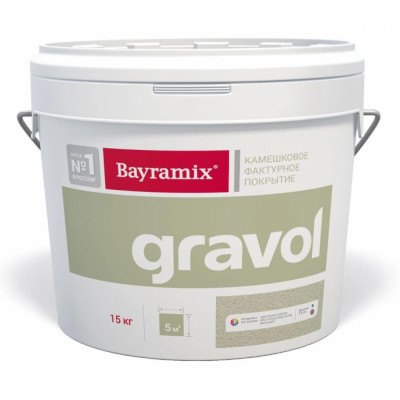 Камешковая штукатурка Bayramix Gravol BGR25-001-15