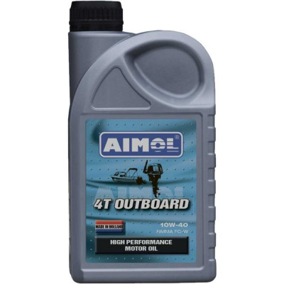 Минеральное масло для четырехтактных двигателей AIMOL 4T Outboard 10W-40 8719497953714