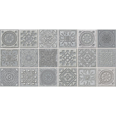 Декор Azori Ceramica grazia grey nefertiti, 20.1x40.5 см 585582001