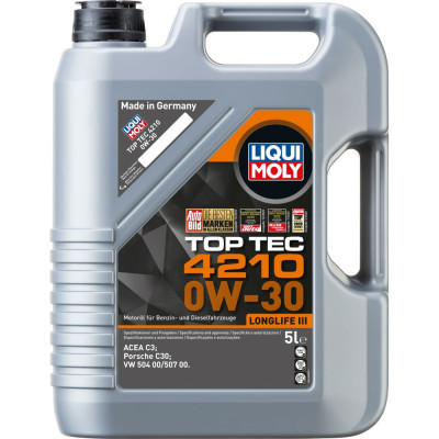НС-синтетическое моторное масло LIQUI MOLY Top Tec 4210 0W-30 C3 21605
