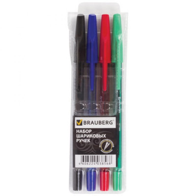 Шариковые ручки BRAUBERG Black Jack 141290