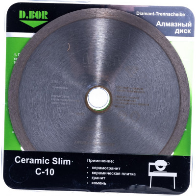 Алмазный диск D.BOR Ceramic Slim C-10 CS-C-10-0200-030