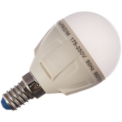 Светодиодная диммируемая лампа Uniel LED-G45-6W/NW/E14/FR/DIM PLP01WH UL-00000692