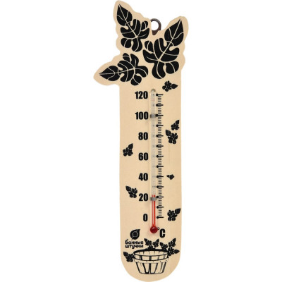 Термометр для бани и сауны Банные штучки Банный веник 18050