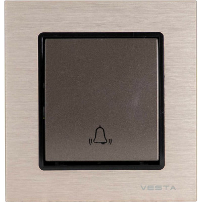 Кнопка звонка Vesta Electric Exclusive Champagne Metallic FVK050308BSH