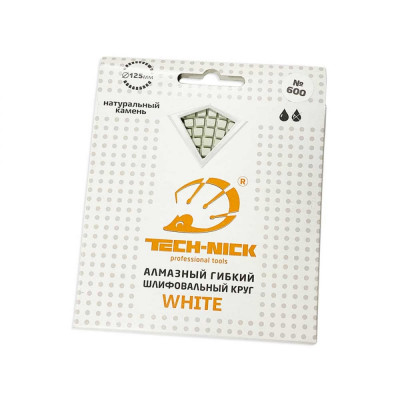 Гибкий шлифовальный алмазный круг TECH-NICK АГШК WHITE NEW 128.120.7358