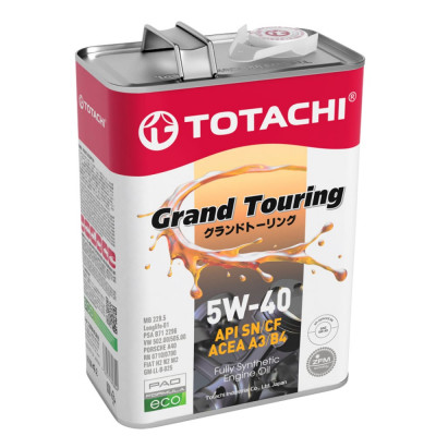 Моторное масло Totachi Grand Touring Fully Synthetic SN/CF 5W-40 11904