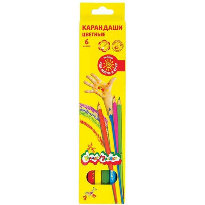 Набор цветных карандашей Каляка-Маляка ККМ06