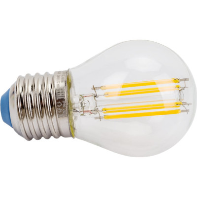 Диммируемая светодиодная лампа Uniel LED-G45-5W/WW/E27/CL/DIM GLA01TR UL-00002868