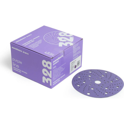 Диск шлифовальный SANDWOX 328 Purple Zirconia Multi holes 328.150.320.LC