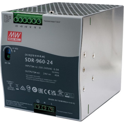 Источник питания Mean Well SDR-960-24 Т02150236