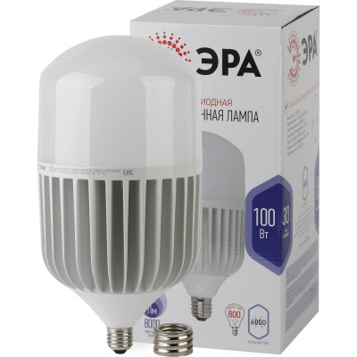 Светодиодная лампочка ЭРА STD LED POWER T160100W6500E27/E40 Б0059726