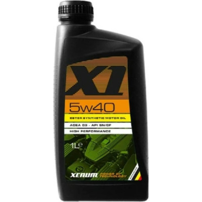 Высокоэффективное синтетическое моторное масло XENUM X1 5W40 1167001A