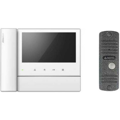 Комплект видеодомофона и вызывной панели COMMAX CDV-70N2 White/AVC305S