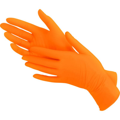 Нитриловые перчатки EcoLat Orange 3650/L