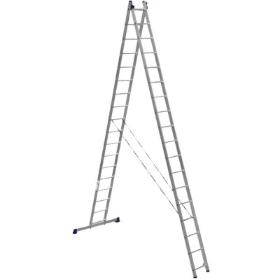 Алюминиевая двухсекционная лестница Алюмет Серия HS2 6217