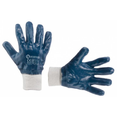 Маслостойкая перчатка INTERTOOL SP-0137