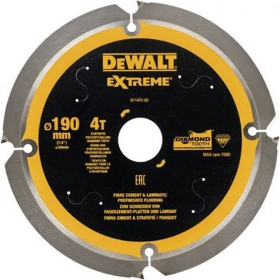 Пильный диск по фиброцементу Dewalt DT1472-QZ