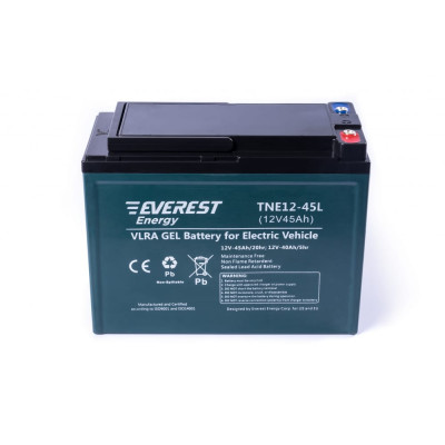 Тяговые аккумуляторные батареи EVEREST Energy TNE12-45L