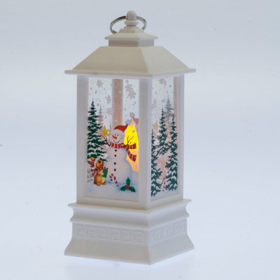 Новогодний декоративный светильник ЭРА Снеговик Б0051940