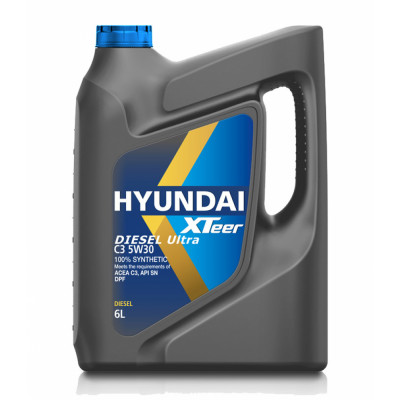 Синтетическое моторное масло HYUNDAI XTeer XTeer Diesel Ultra C3 5W30 1061224