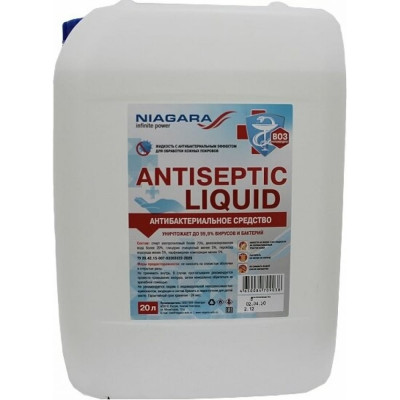 Антисептик NIAGARA Antiseptic Liquid 1031030013