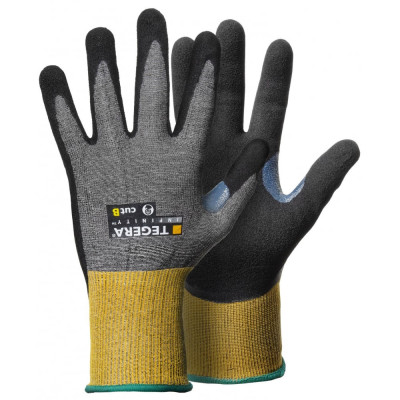 Нитриловые рабочие перчатки для защиты от порезов TEGERA cat B 8805-9