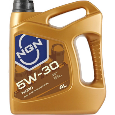 Синтетическое моторное масло NGN 5W-30 SM/CF NORD V172085337