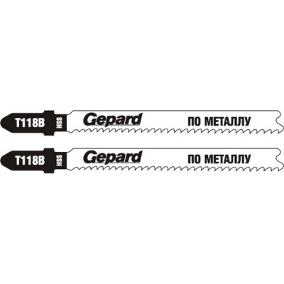 Пилка для электролобзика по металлу Gepard GP0620-02