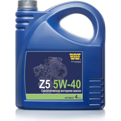 Синтетическое моторное масло WEGO Z5 5W-40 SN/CF 4627089061249