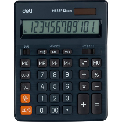 Настольный полноразмерный калькулятор DELI em888f 1552684