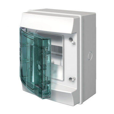 Навесной распределительный щит ABB пластиковый прозрачная дверь IP65 серый Mistral65 1SL1200A00