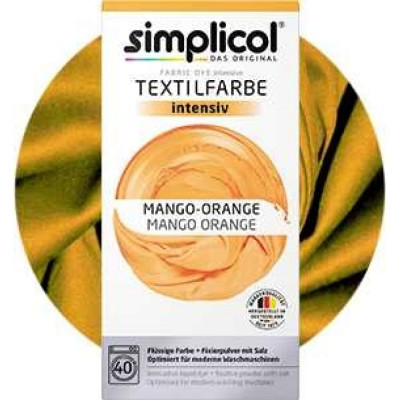 Краска для окрашивания текстиля SIMPLICOL INTENSIV оранжевый 400 г 1802