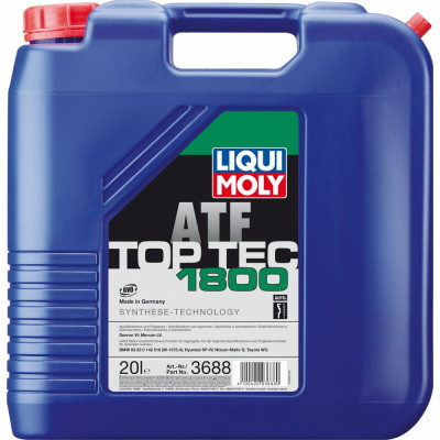 Синтетическое трансмиссионное масло для АКПП LIQUI MOLY Top Tec ATF 1800 3688