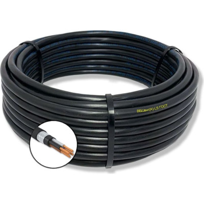 Силовой бронированный кабель ПРОВОДНИК вбшвнг(a)-ls 4x35 мм2, 20м OZ78191L20