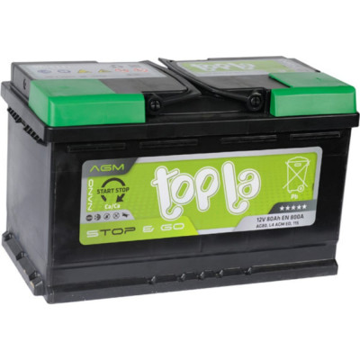 Аккумуляторная батарея TAB Topla agm stop-go 114080