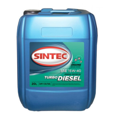 Минеральное масло Sintec Sintec Turbo Diesel 15W-40; API CD 122447