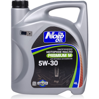 Моторное масло NORD OIL Premium М 5W-30, SM/CF NRL018