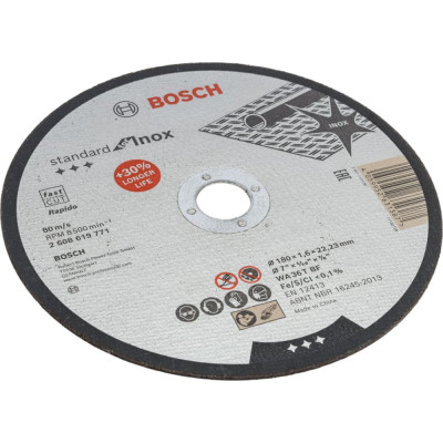 Отрезной круг Bosch Standard For Inox 2608619771